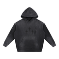 Vintage Washed Frayed Hoodie Worldwide Edition
